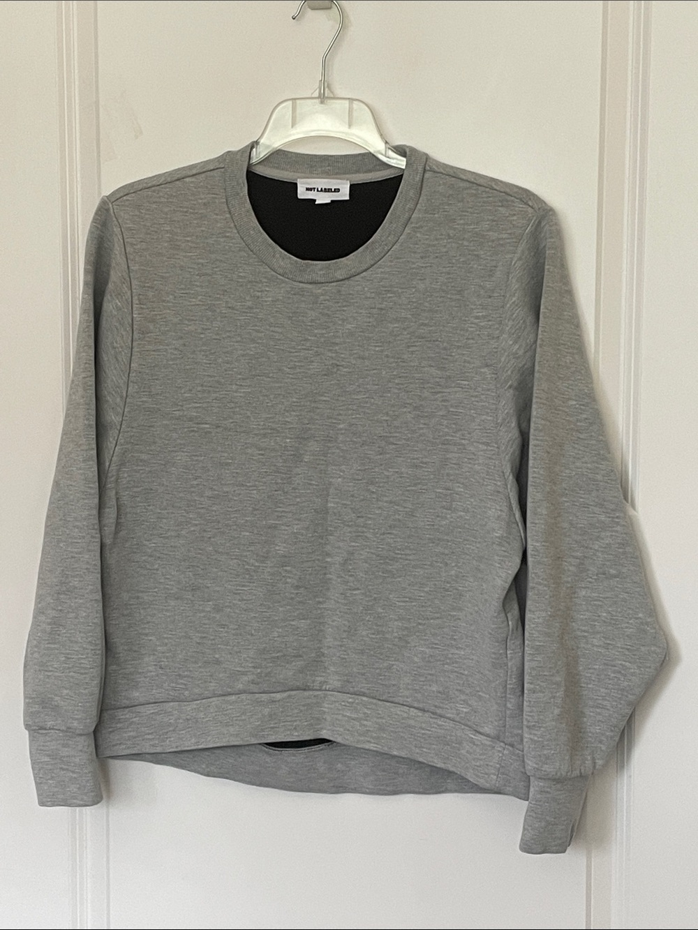 Not Labeled Bamboo Gray Crewneck Sweatshirt Small